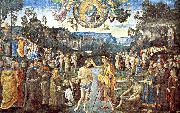 PERUGINO, Pietro Scenes from the Life of Christ Sweden oil painting artist